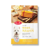 Bánh Thưởng Cho Chó Xúc Xích Phô Mai Bowwow 240g (14 cây) - Paddy Pet Shop